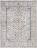 Nicole Curtis Series 4 Sr403 Grey - Blue Area Rug