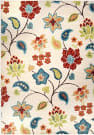 Orian Veranda Garden Chintz Ivory Area Rug