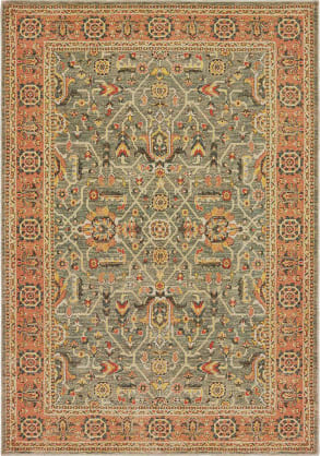 Oriental Weavers Aberdeen 1144W Ivory/Blue Area Rug – Incredible