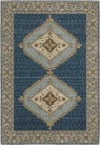 Oriental Weavers Andorra 2430a Blue - Gold Area Rug