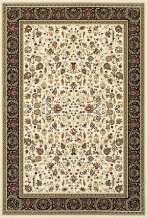 customisable oriental area rug KESHAN Sepia Skin ( moderatelye