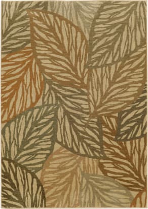 Tommy Bahama Atrium Red/Brown Area Rug - 8' x 10' 