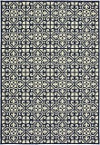 Oriental Weavers Marina 5927B Ivory - Navy Area Rug