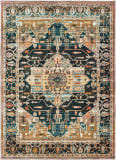 Oriental Weavers Sedona 9592B Blue - Gold Area Rug