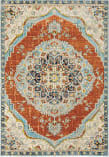 Oriental Weavers Xanadu 1332Q Orange - Blue Area Rug