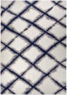 Palmetto Living Cotton Tail 8308 Line Trellis White Area Rug