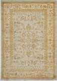 Ralph Lauren Power Loom Rlr1910-7920 Light Grey - Gold Area Rug