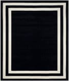 Ralph Lauren Fitzgerald Border RLR4151A Jet Black Area Rug