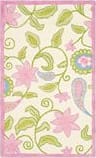 Safavieh Kids SFK351A Ivory / Pink Area Rug