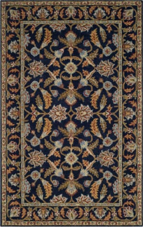 SAFAVIEH Blossom BLM680B Hand-hooked Rust / Multi Rug 8' square, 8' square  - Kroger