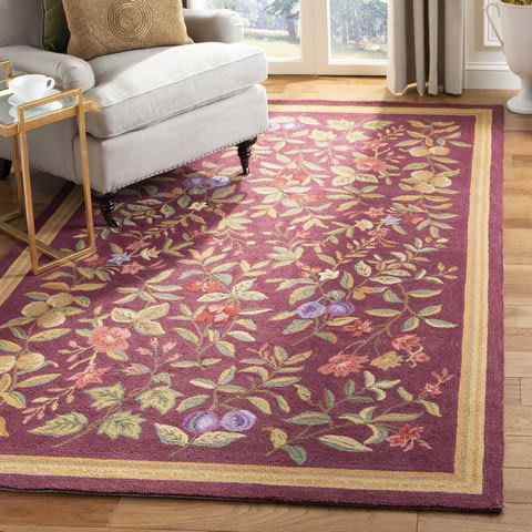 SAFAVIEH Chelsea Sage 4 ft. x 4 ft. Round Border Area Rug HK331C