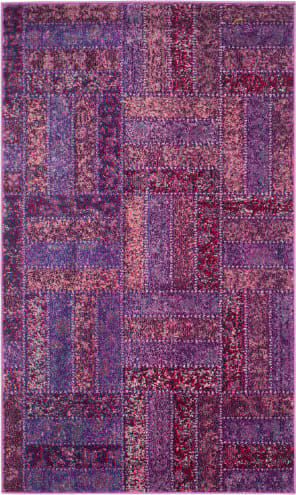 Dobrinka Bath Rug Red Barrel Studio Color: Purple, Size: 21 W x 34 L