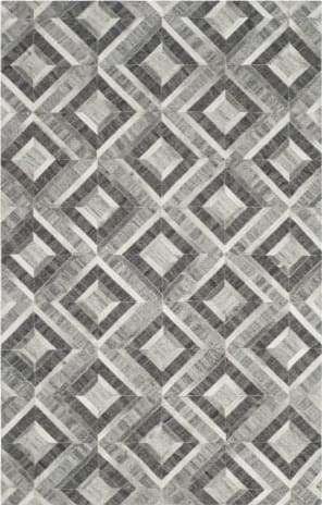 Safavieh Studio Leather Collection STL513A Handmade Mid-Century Modern Leather Area Rug Black 3' x 5' Grey Safavieh Studio Leather Collection STL513A Handmade Mid-Century Modern Leather Area Rug Black 3' x 5' Grey