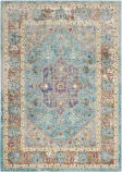 Safavieh Aria Ara100b Blue - Creme Area Rug