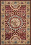 Safavieh Antiquity AT501Q Red - Orange Area Rug