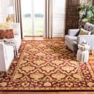 Safavieh Antiquities AT54A Wine - Gold Area Rug