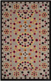 Safavieh Bellagio Blg628a Light Grey - Black Area Rug