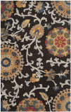 Safavieh Blossom BLM401A Charcoal - Multi Area Rug