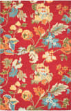 Safavieh Blossom BLM672A Red / Multi Area Rug