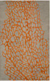 Safavieh Blossom Blm695c Grey - Orange Area Rug