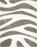 Safavieh Barcelona Shag Bsg321a White / Silver Area Rug