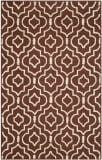 Safavieh Cambridge Cam141h Dark Brown - Ivory Area Rug