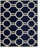 Safavieh Chatham CHT739C Dark Blue / Ivory Area Rug