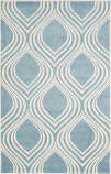 Safavieh Chatham Cht758b Blue - Ivory Area Rug