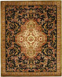 Safavieh Classic CL220B Black - Beige Area Rug