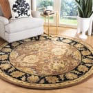 Safavieh Classic CL239C Rust - Black Area Rug