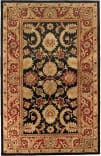 Safavieh Classic CL244C Black - Burgundy Area Rug