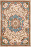 Safavieh Classic CL304E Ivory - Light Blue Area Rug