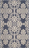 Safavieh Cottage Cot908a Navy - Creme Area Rug