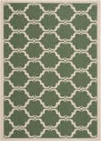 Safavieh Courtyard Cy6009 Dark Green - Beige Area Rug