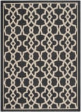 Safavieh Courtyard Cy6071 Black - Beige Area Rug