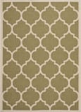 Safavieh Courtyard Cy6914 Green - Beige Area Rug