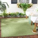 Safavieh Courtyard CY6919-244 Green / Beige Area Rug