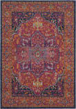 Safavieh Evoke EVK275S Fuchsia - Orange Area Rug