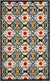 Safavieh Four Seasons Frs417a Black / Ivory Area Rug