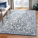 Safavieh Chelsea HK11I Ivory / Dark Blue Area Rug