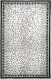 Safavieh Chelsea HK15C White - Black Area Rug