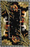 Safavieh Chelsea HK56B Black Area Rug