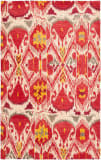 Safavieh Ikat IKT226A Ivory / Red Area Rug