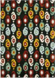 Safavieh Ikat IKT471A Charcoal / Multi Area Rug