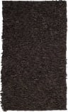 Safavieh Leather Shag Lsg601k Dark Brown Area Rug