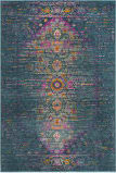 Safavieh Madison Mad122c Blue - Fuchsia Area Rug