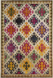 Safavieh Monaco Mnc244a Ivory - Multi Area Rug