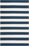 Safavieh Montauk MTK712H Navy - Ivory Area Rug