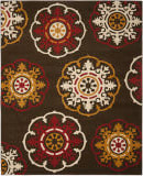 Safavieh Newbury Nwb8699 Brown / Red Area Rug