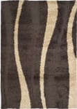 Safavieh Florida Shag Sg451-2813 Dark Brown / Beige Area Rug